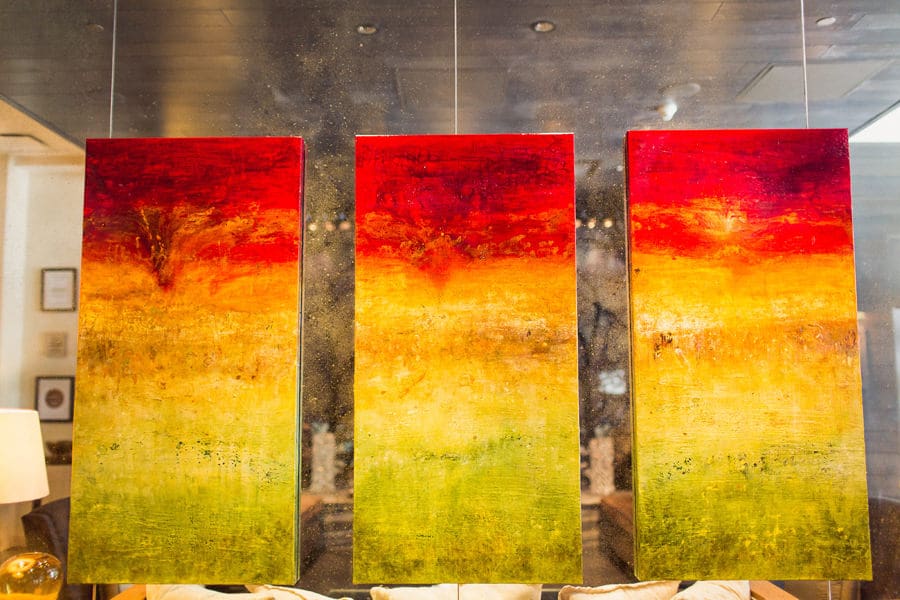 Artwork at Loden Hotel Vancouver