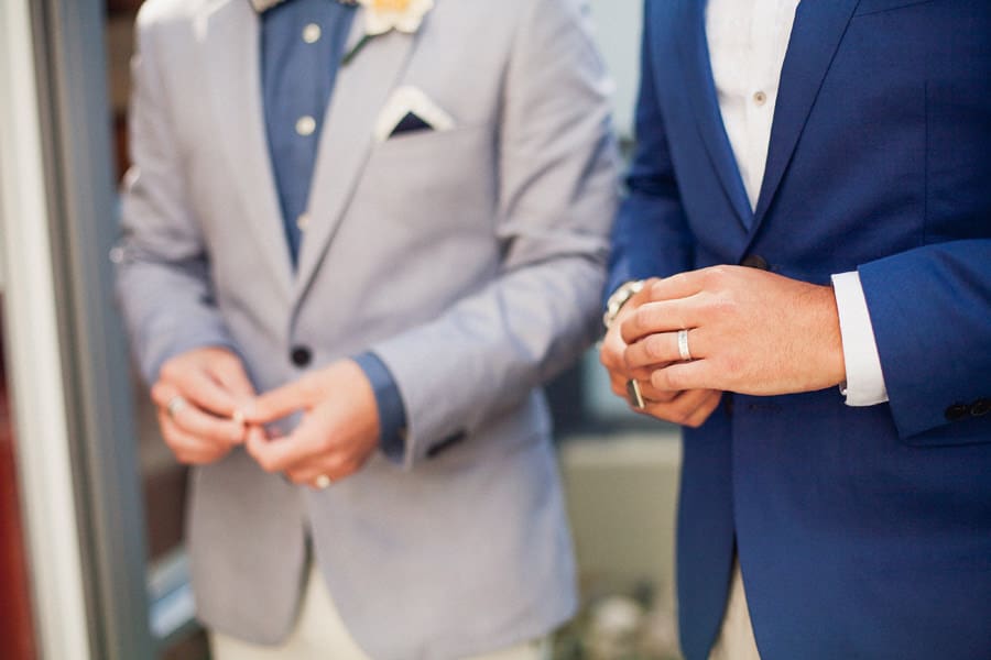 Groom rings at Loden Hotel Vancouver Elopement