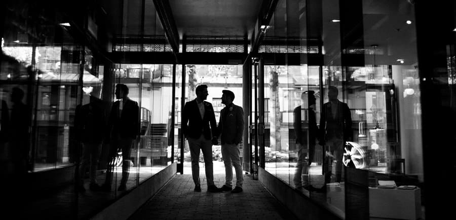 Groom Portraits in Downtown Vancouver