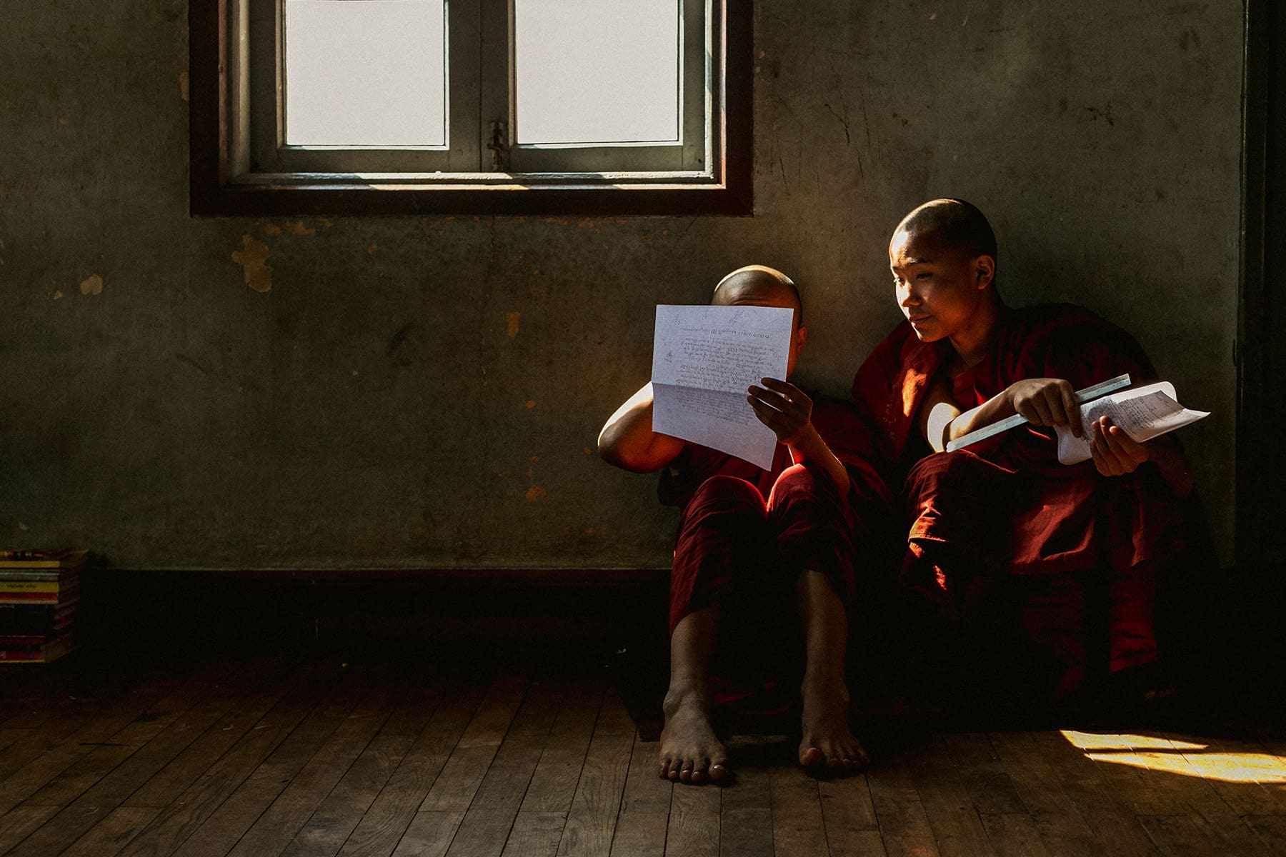 Novice Monks Myanmar Kalaw