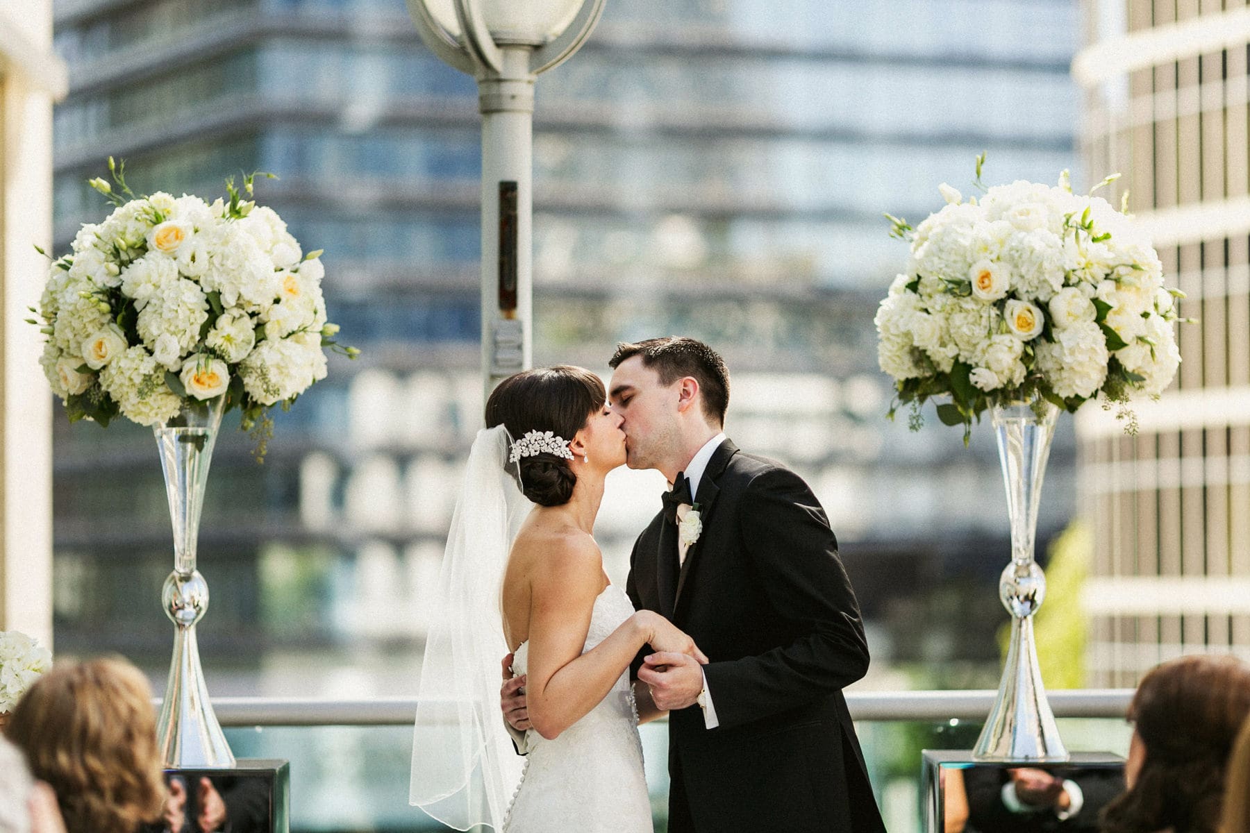 Wedding Ceremony at Termincal City Club in Vancouver