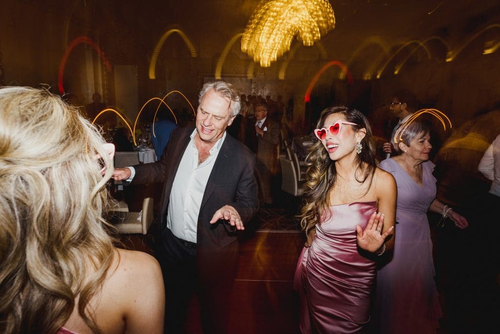 Rosewood Hotel Georgia Wedding guests partying